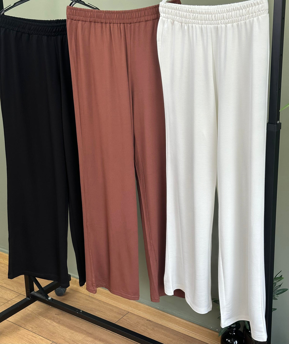%100 organik pamuk siyah pantolon