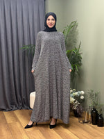 %100 PAMUK A KESİM SWEAT ELBİSE PUANTİYE