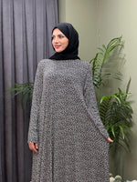 %100 PAMUK A KESİM SWEAT ELBİSE PUANTİYE