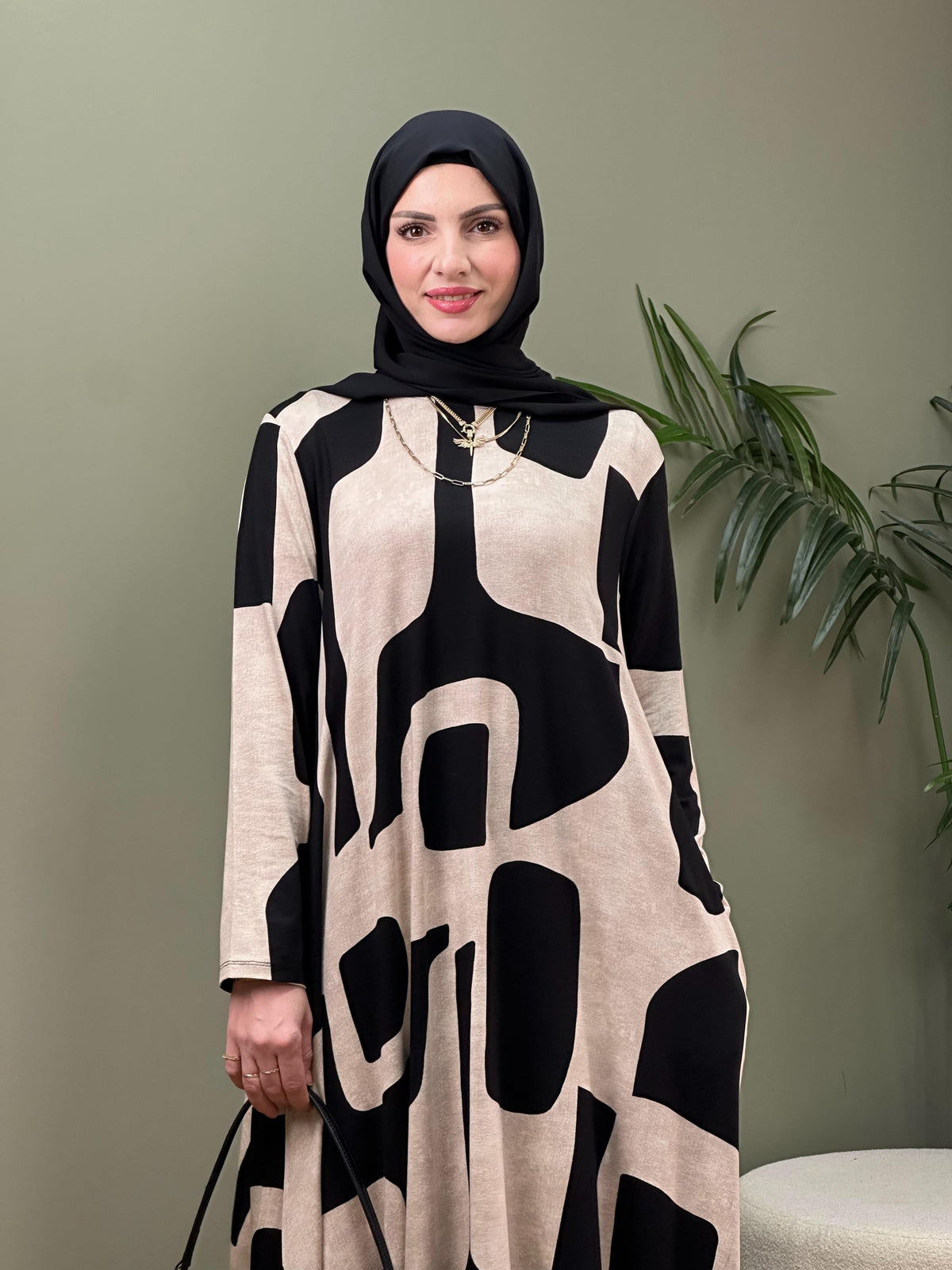 %100 PAMUKLU SWEAT ELBİSE ZARA DESEN