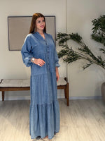 MALTA Denim Elbise | Mavi