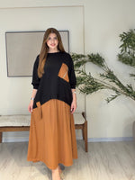 ATELIER NOIR | Signature Süet Etek & Modal Bluz Siyah