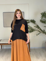 ATELIER NOIR | Signature Süet Etek & Modal Bluz Siyah