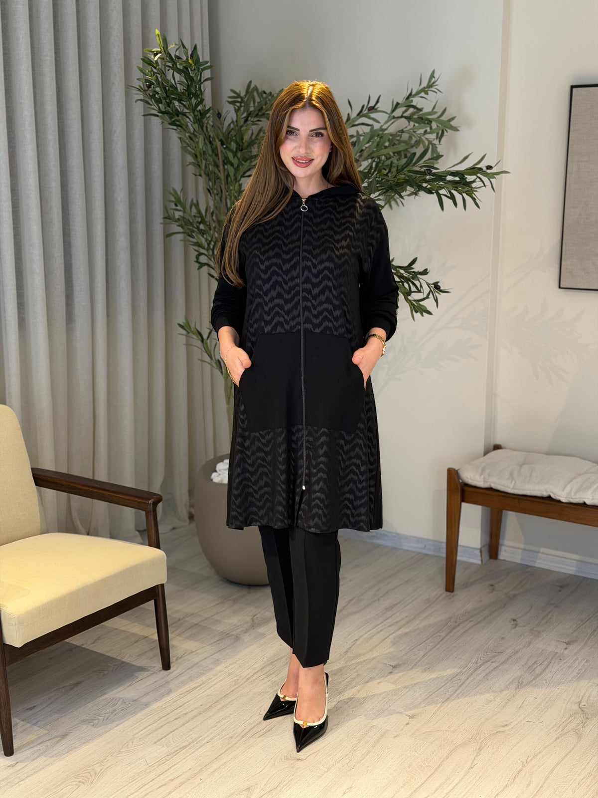 MONOGRAM Cep Detaylı Basic Kap