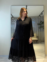 LAVENZA Dantel Detaylı Elbise 🖤