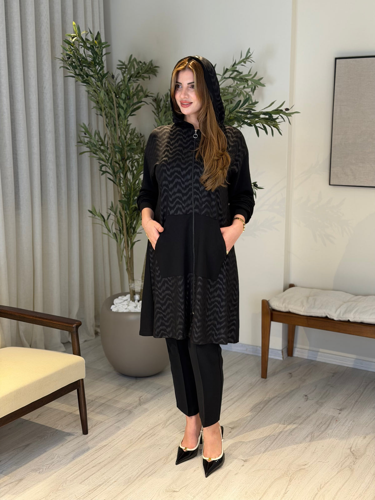 MONOGRAM Cep Detaylı Basic Kap
