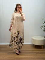 Amber Floral Takım Bej