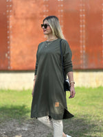 ARMALI SWEAT TUNİK HAKİ