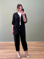 BAMBU KETEN TAKIM SİYAH