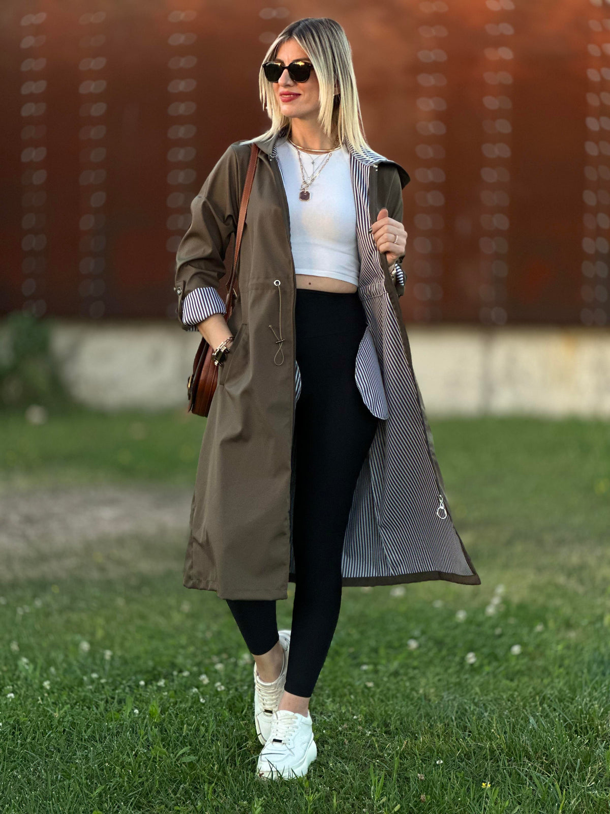 BONDİT STİL TRENÇKOT HAKİ