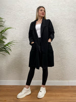 CEKET YAKA POLAR MONT SİYAH