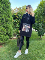 CEP VE FERMUAR DETAYLI SWEAT ELBİSE ELBİSE