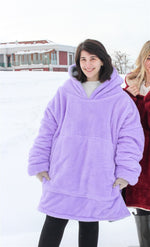 DEV POLAR SWEAT MOR VE GRİ