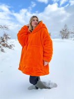 DEV POLAR SWEAT TURUNCU VE HAKİ