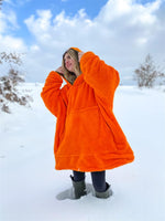 DEV POLAR SWEAT TURUNCU VE HAKİ