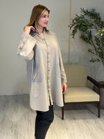 AceSo Atelier | Natura Fisto Keten Gabardin Tunik Vizon