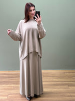 ETEKLİ İKİ İPLİK TAKIM KREM