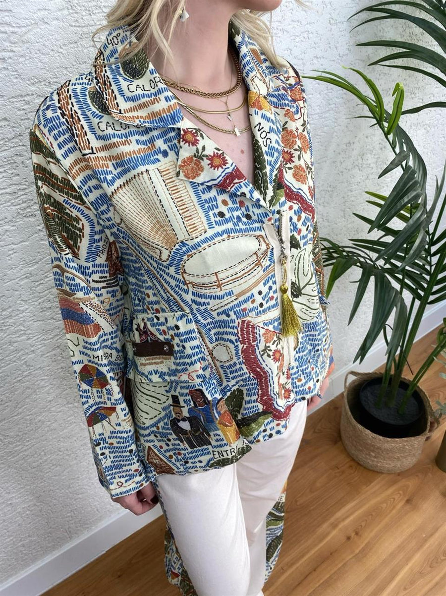 FERMUARLI KETEN TASARIM CEKET MODEL 2