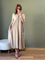 FERRMUAR YAKA TORBA CEP ELBİSE VIZON
