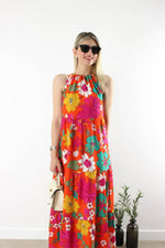 HALTER YAKA VİSKON ELBİSE MODEL 4