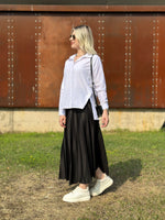 HÜRREM PİLİSELİ ETEK SİYAH