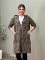 İTALYAN DİJİTAL BASKILI SWEAT CEKET HAKİ
