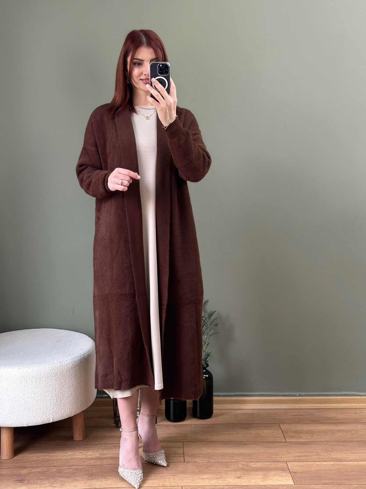 İTHAL ANGORA HIRKA KAHVE