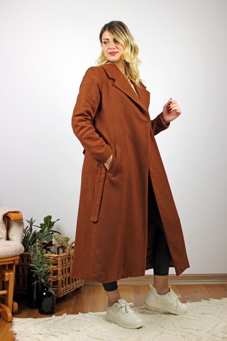 KAŞE KABAN KAHVE RENGİ