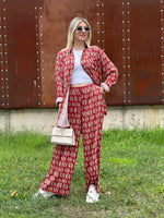KİREMİT DESENLİ İKİLİ TAKIM
