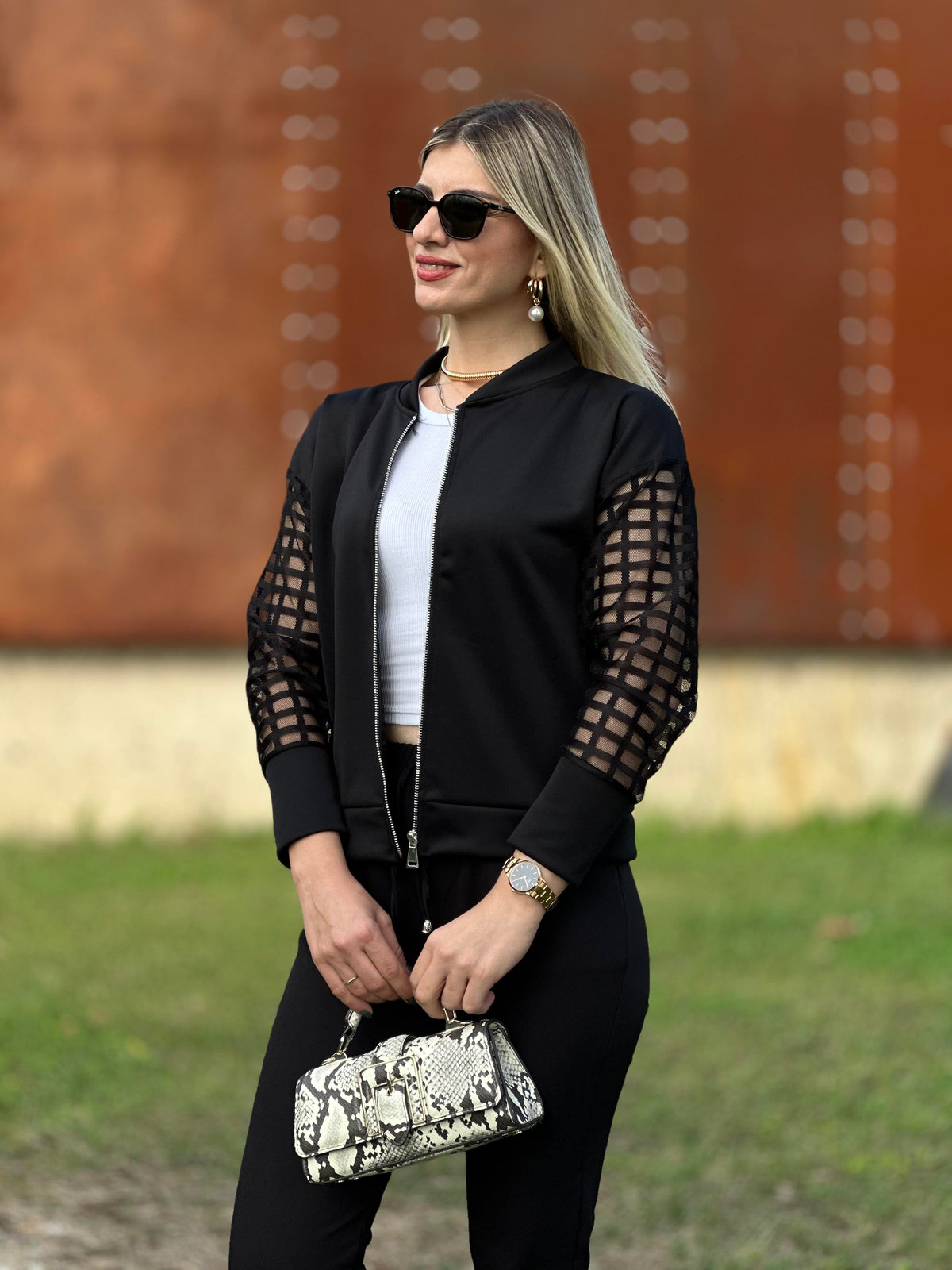 KREP TRANSPARAN DETAY CEKET