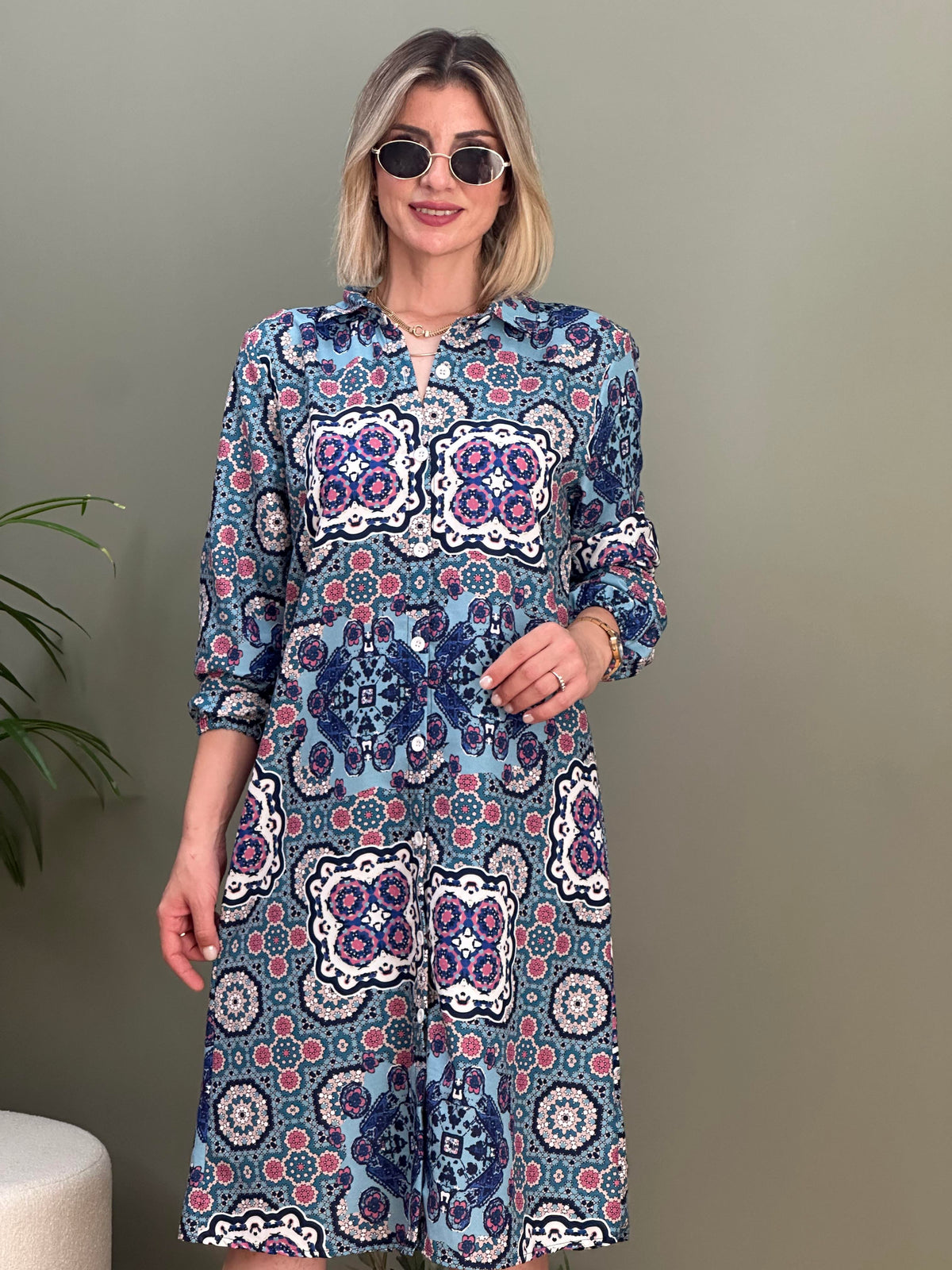 MOTIF DESEN GÖMLEK TUNİK MODEL 1