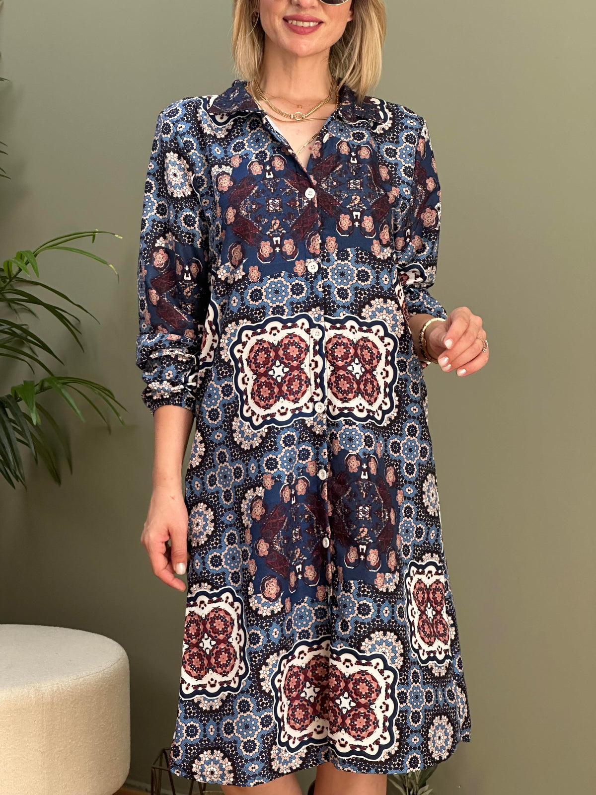 MOTIF DESEN GÖMLEK TUNİK MODEL 2