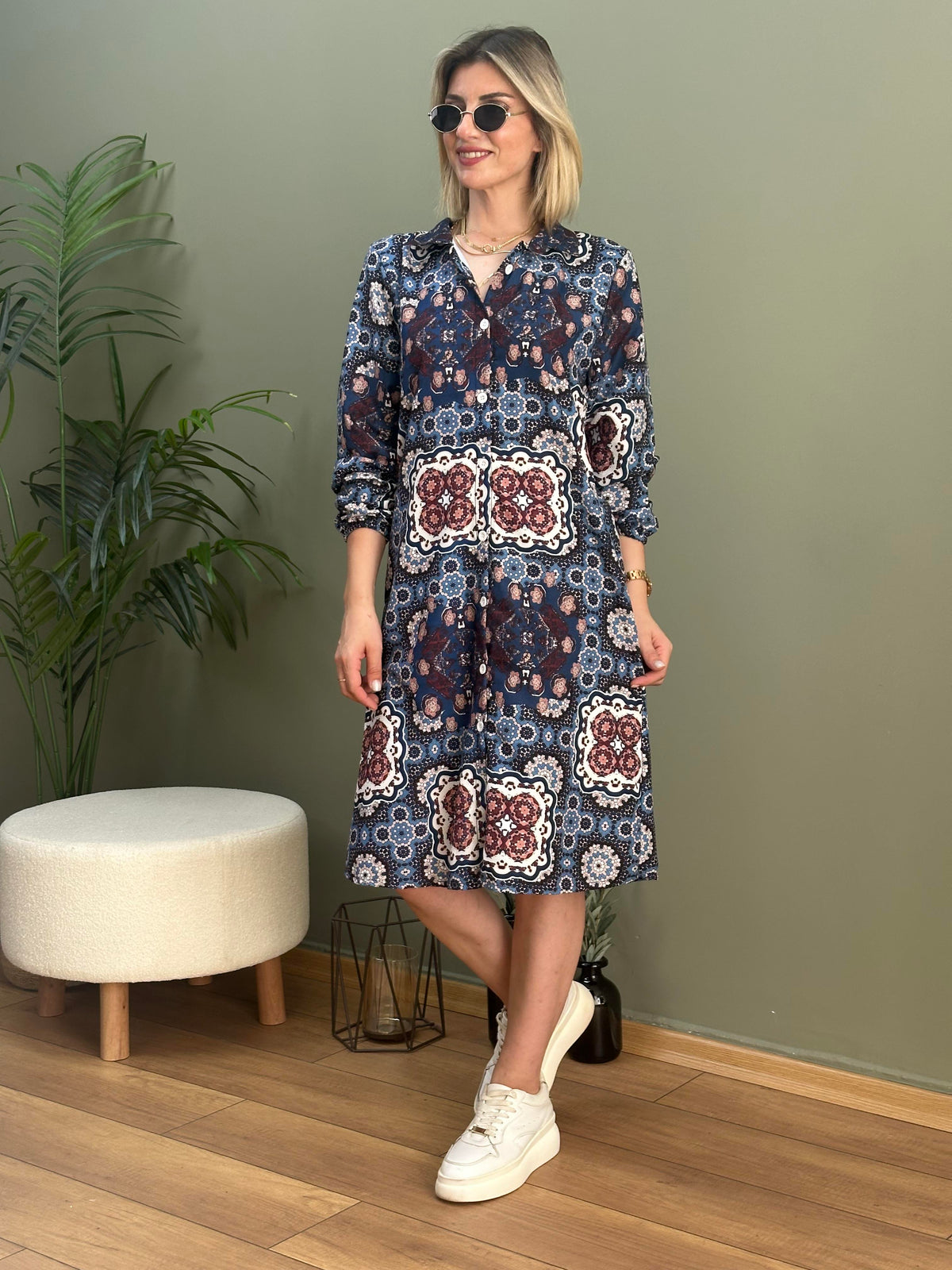 MOTIF DESEN GÖMLEK TUNİK MODEL 2