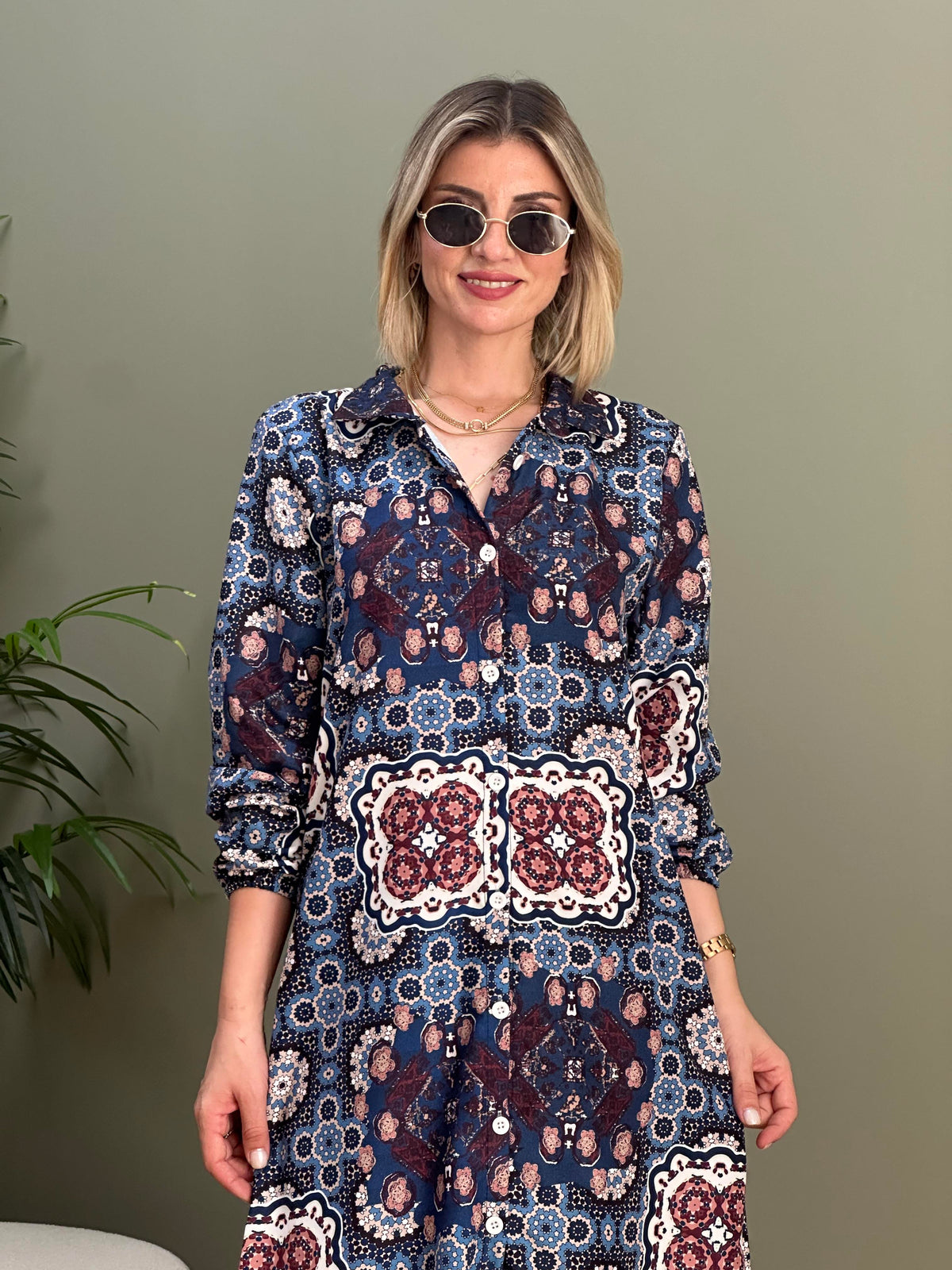 MOTIF DESEN GÖMLEK TUNİK MODEL 2