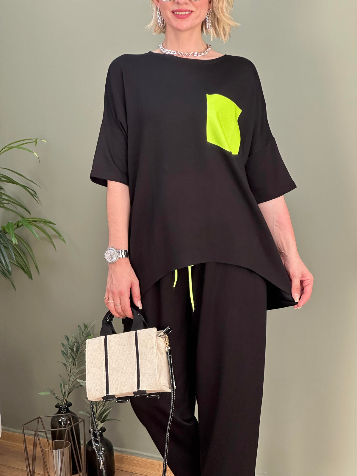 NEON DEYAT İKİLİ TAKIM YEŞİL