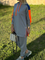 NEON İKİLİ TAKIM GRİ