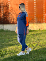 NEON İKİLİ TAKIM SAKS MAVİ