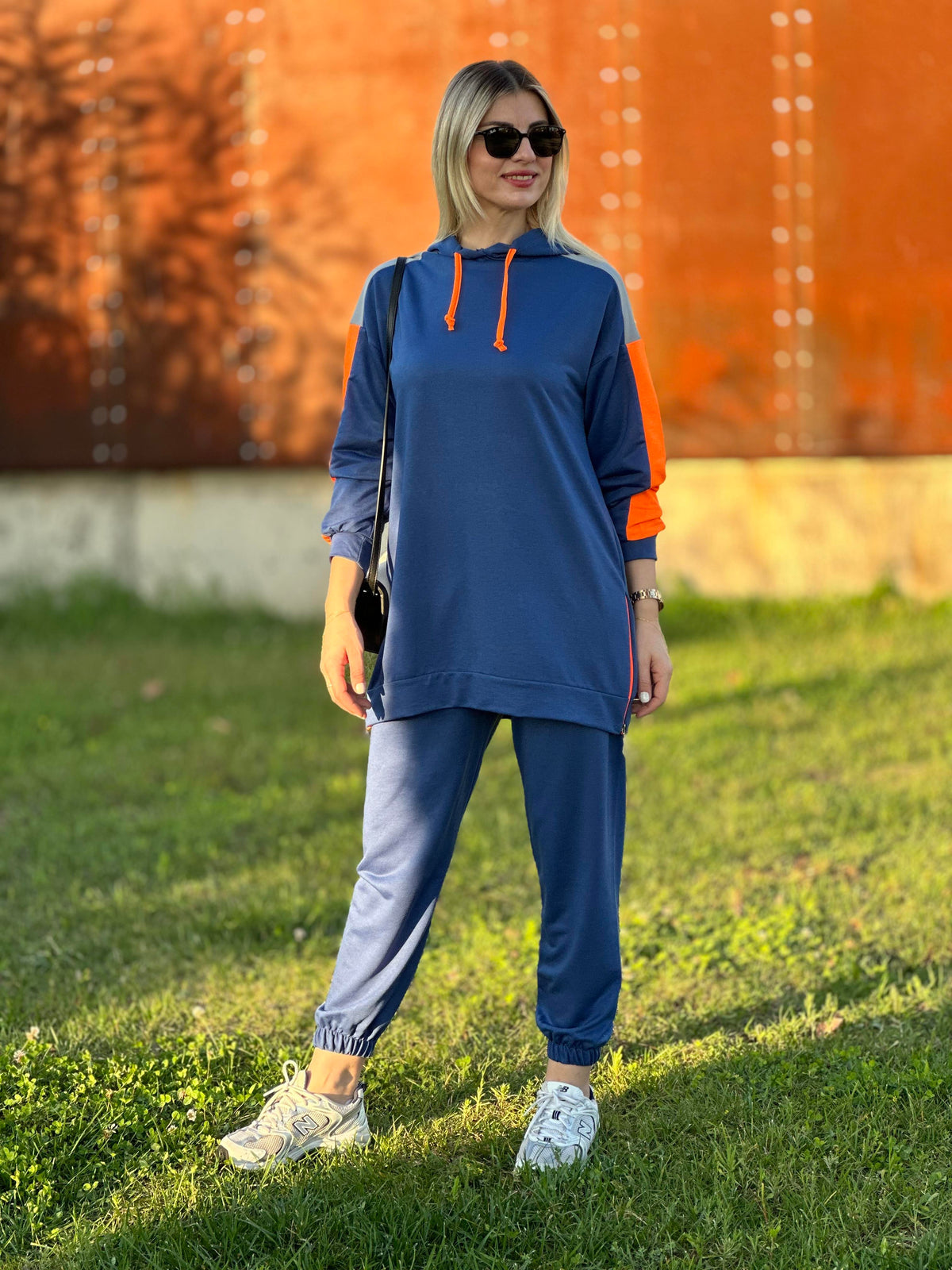 NEON İKİLİ TAKIM SAKS MAVİ