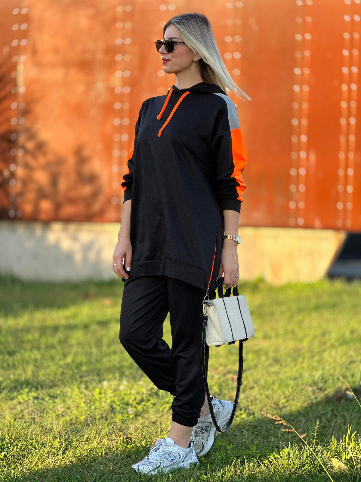 NEON İKİLİ TAKIM SİYAH