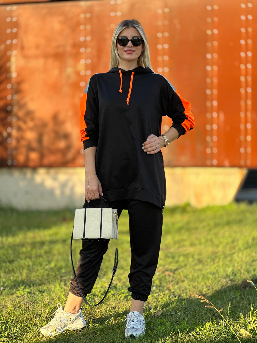 NEON İKİLİ TAKIM SİYAH