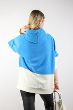 NEON RENKLİ DETAYLI POLAR SWEATSHİRT