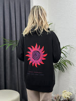 ORİJİNAL TASARIM BASKILI SWEAT CEKET