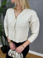 ÖRME CROP HIRKA EKRU