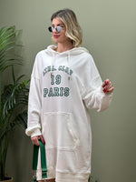 OVERSİZE İKİ İPLİK SWEAT ELBİSE