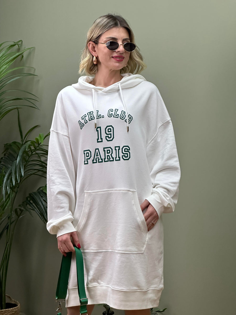 OVERSİZE İKİ İPLİK SWEAT ELBİSE