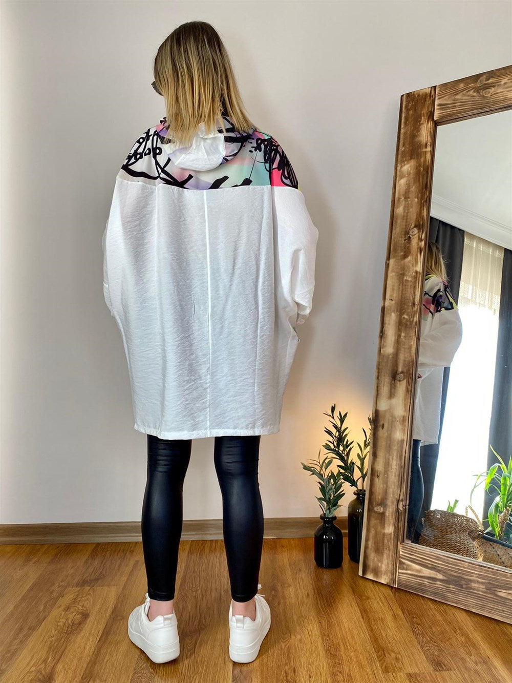 OVERSIZE KETEN KUMAŞ TUNİK