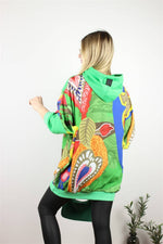 OVERSIZE MEÇLİ SWEATSHİRT YEŞİL