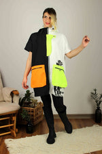 OVERSIZE NEON YAĞMURLUK CEKET