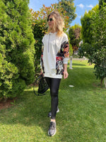 OVERSİZE SWEATSHİRT İKİ İPLİK BEYAZ