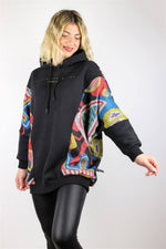 OVERSİZE ÜÇ İPLİK SWEATSHIRT BASKI MEÇLİ